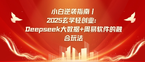 小白逆袭指南，2025玄学轻创业：Deepseek大数据+周易算法的融合玩法-丸动小站