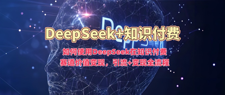 如何使用DeepSeek在知识付费赛道价值变现，引流+变现全流程-丸动小站