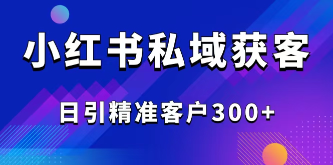 2025最新小红书平台引流获客截流自热玩法讲解，日引精准客户300+-丸动小站